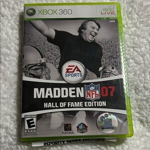 Xbox Madden 07 Hall of Fame Edition 07